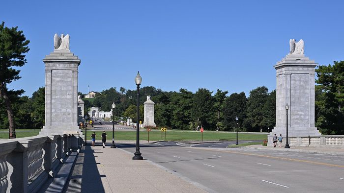 Memorial Circle, nơi dự kiến xây dựng khải hoàn môn tại Washington, Mỹ. Ảnh: G. EDWARD JOHNSON/CC BY 4.0