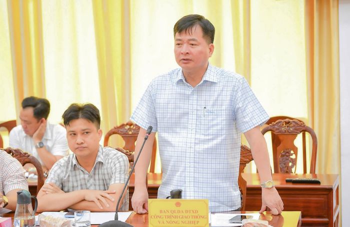  Lãnh đạo Ban QLDA báo cáo tiến độ và đề xuất giải pháp cho dự án 