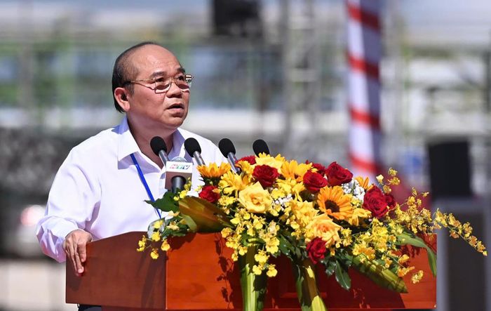  Đồng chí Trần Văn Bảy, Phó Chủ tịch UBND TPHCM phát biểu tại sự kiện. Ảnh: NGUYỄN TÂN 
