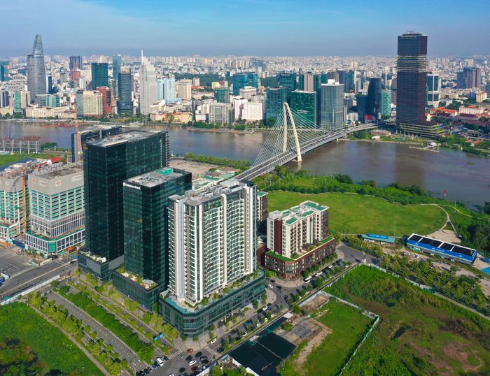  Khu vực trung tâm TPHCM. Ảnh: HOÀNG HÙNG 
