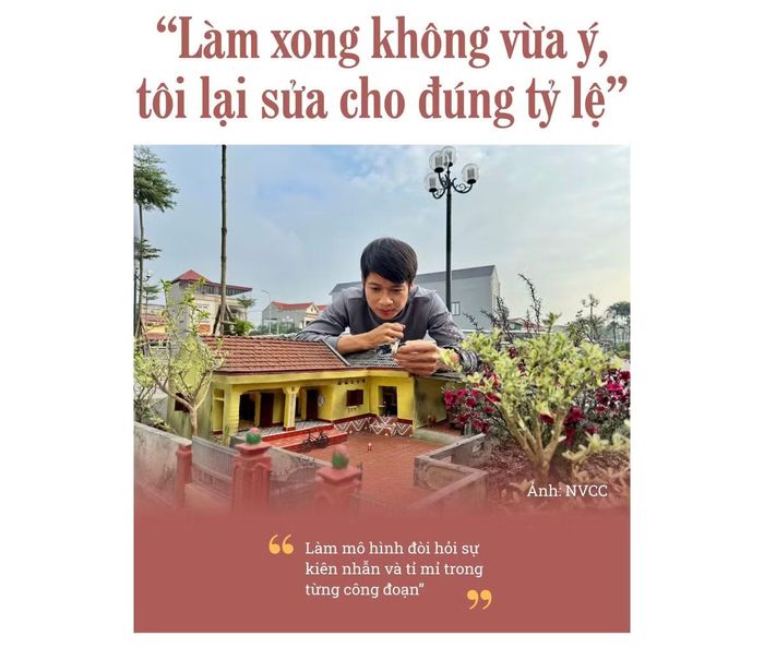 - Trong quá trình làm gần 300 mô hình, công trình nào khiến anh mất nhiều công sức nhất?