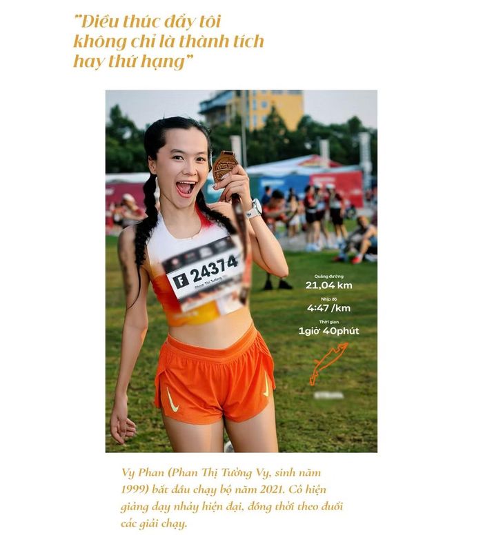 - Điều gì khiến chị quyết định theo đuổi marathon một cách nghiêm túc?