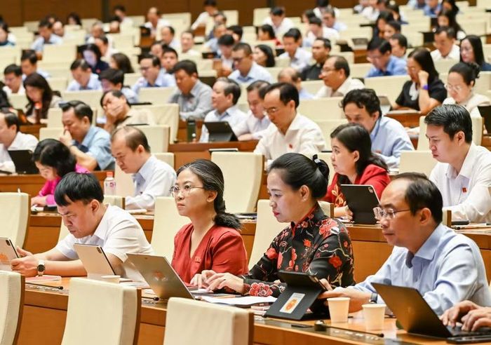 Các đại biểu tham dự phiên họp.