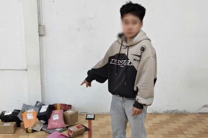 Bắt giữ đối tượng Nguyễn Thanh Lệ Thúy về hành vi trộm cắp bưu phẩm (Ảnh: CACC)