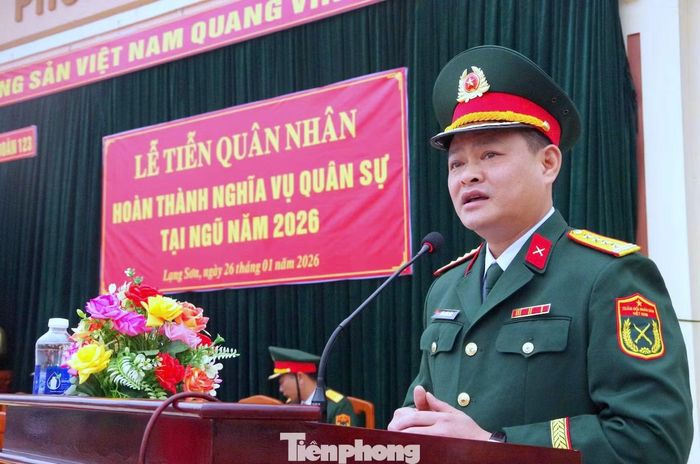Đại tá Đàm Xuân Bách - Phó Chỉ huy trưởng kiêm Tham mưu trưởng Bộ CHQS tỉnh Lạng Sơn.