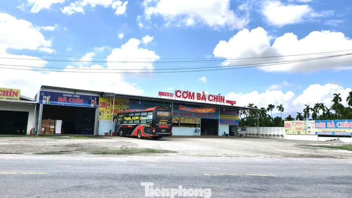 Quán cơm Bà Chín (xã Nghĩa Giang, tỉnh Quảng Ngãi).