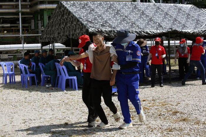 Nạn nhân được cứu hộ thành công.