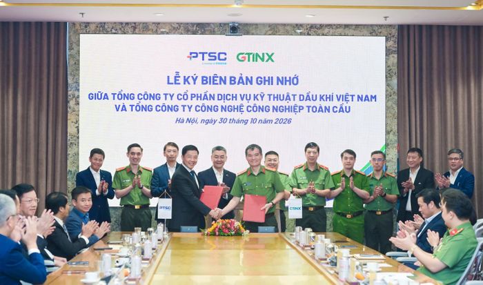 PTSC và GTINX ký kết biên bản ghi nhớ hợp tác, hướng tới nghiên cứu, chuyển giao công nghệ số, bảo mật thông tin và phát triển các giải pháp phục vụ dịch vụ kỹ thuật.