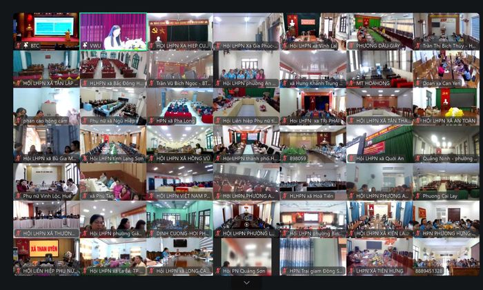 Hội nghị được tổ chức trực tiếp tại điểm cầu TW và trực tuyến tới hơn 4.200 điểm cầu trên cả nước và hơn 58.000 đại biểu tham dự.