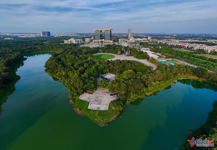 Một góc khu trung tâm hành chính của Thành phố mới Bình Dương, nay thuộc phường Bình Dương, TPHCM. Ảnh: Nguyễn Huế