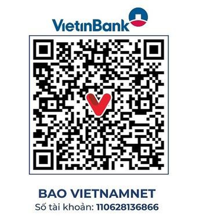 Bạn đọc giúp em Nguyễn Quốc Rốt có thể quét mã QR code hoặc gửi về số tài khoản 0011002643148, Ngân hàng Vietcombank, hoặc số tài khoản: 110628136866, Ngân hàng VietinBank.