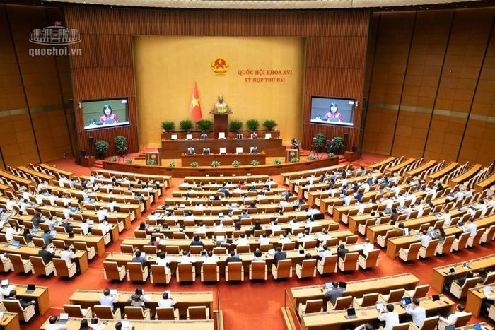 Quang cảnh phiên làm việc của Quốc hội ngày 30/10. Ảnh: Quốc hội