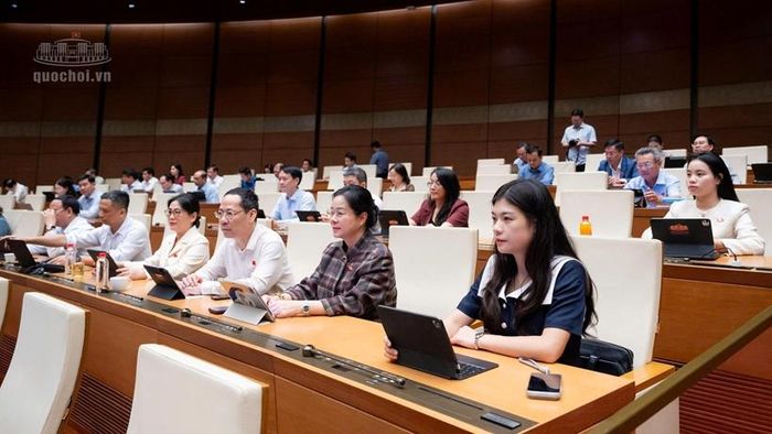 Các đại biểu tham dự phiên họp. Ảnh: Quốc hội