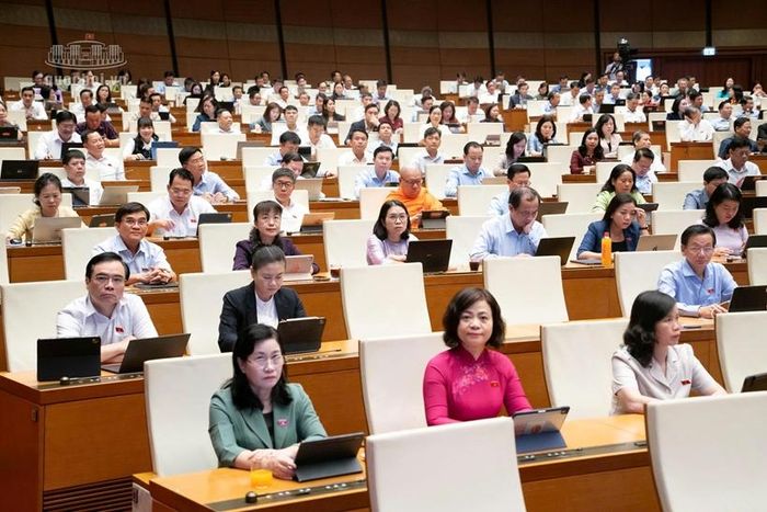 Các đại biểu tham dự phiên họp. Ảnh: Quốc hội