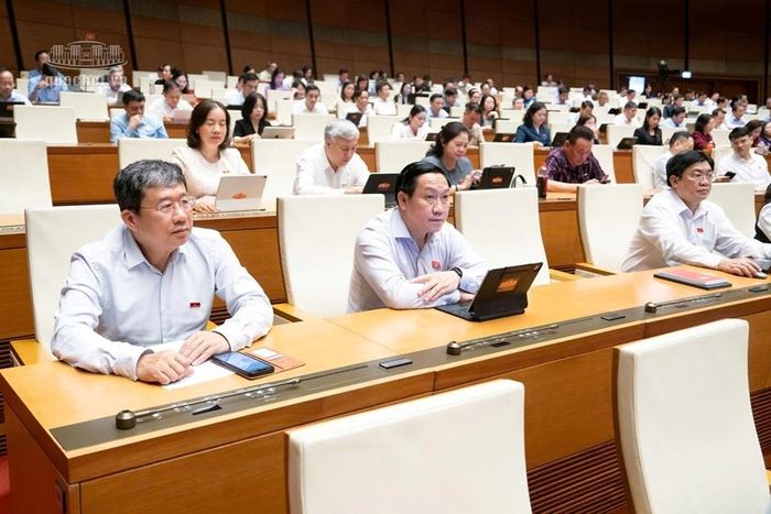 Các đại biểu tham dự phiên họp. Ảnh: Quốc hội