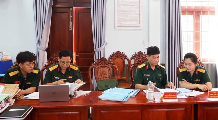  Quang cảnh buổi kiểm tra.