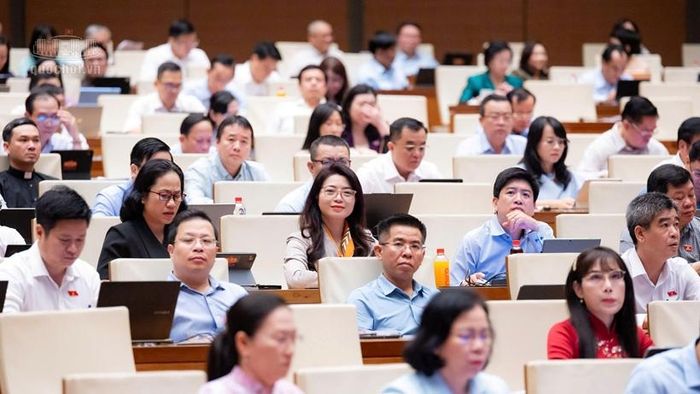  Các đại biểu tham dự phiên họp. Ảnh: Quốc hội