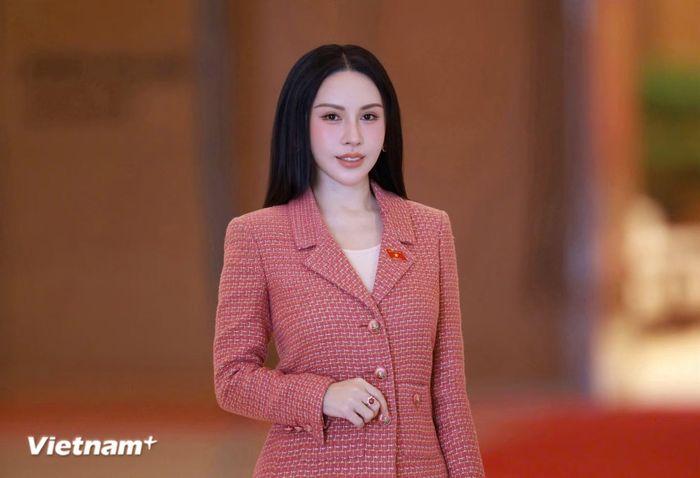 Đại biểu Quốc hội Lê Nữ Thùy Dương. (Ảnh: PV/Vietnam+)