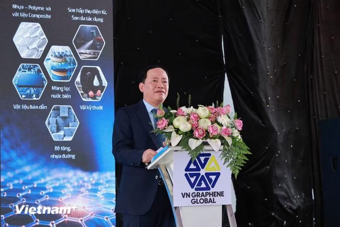 Chủ tịch Ủy ban nhân dân tỉnh Gia Lai Phạm Anh Tuấn phát biểu. (Ảnh: Sỹ Thắng/TTXVN)