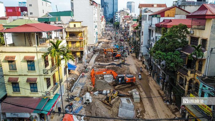 Theo đó, khu vực dự án đã chuyển sang giai đoạn thi công các hạng mục hạ tầng kỹ thuật.