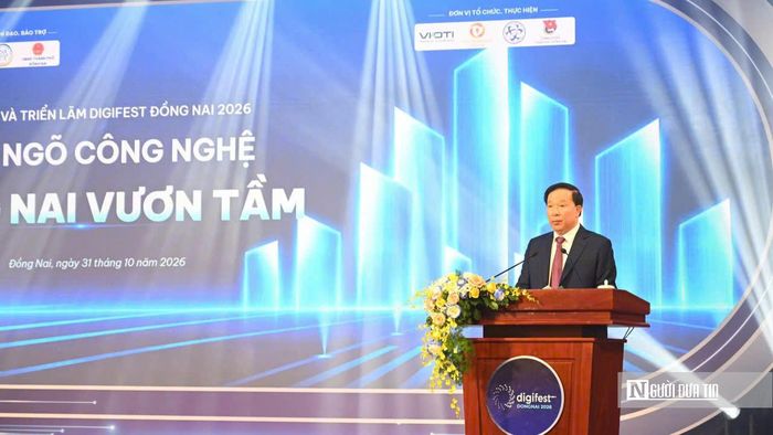 Ông Nguyễn Văn Út, Phó Bí thư Thành ủy, Chủ tịch UBND Tp.Đồng Nai phát biểu tại lễ khai mạc