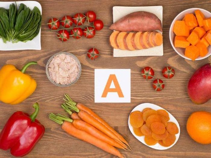Những thực phẩm giàu vitamin A, giúp duy trì thị lực, nuôi dưỡng làn da và hỗ trợ hệ miễn dịch. Ảnh minh họa.