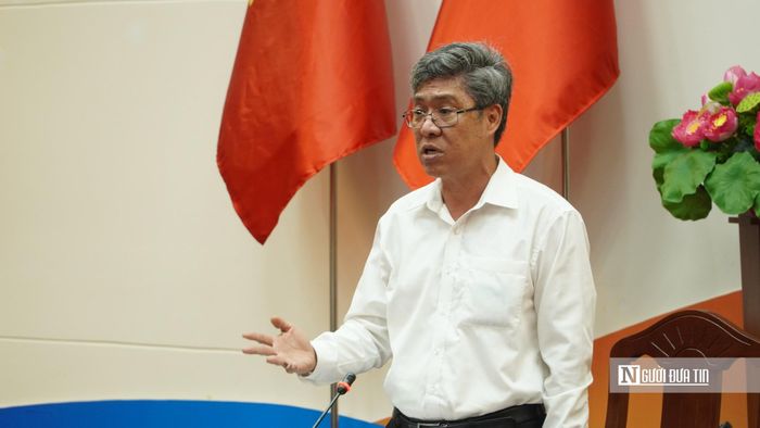 Ông Nguyễn Minh - Phó Chủ tịch UBND tỉnh Lâm Đồng - phát biểu tại cuộc họp.