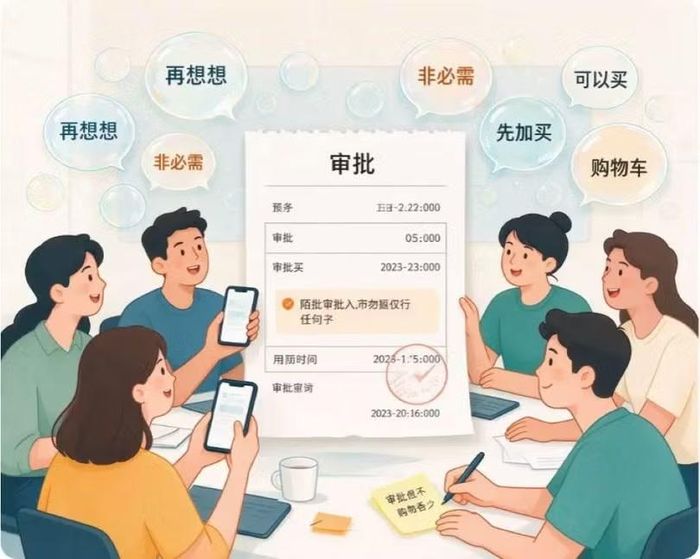 Tranh biếm mô tả trào lưu sử dụng app “Walletwait”. Ảnh: 36Kr.