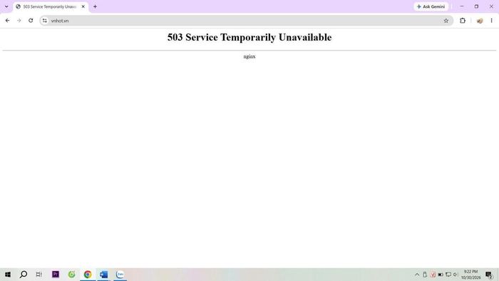 Tối ngày 30/10/2026, người dân không thể truy cập vào website của Trung tâm Điều phối quốc gia về ghép bộ phận cơ thể người (https://vnhot.vn)