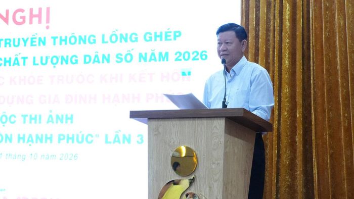 Ông Nguyễn Tăng Minh - Phó Giám đốc Sở Y tế TPHCM - phát biểu tại Hội nghị