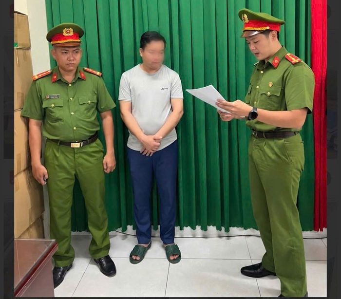 Đối tượng Nguyễn Hoài Phong. (Ảnh: Công an cung cấp)