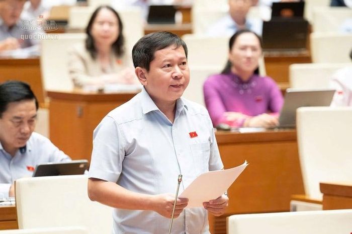 ĐBQH Tạ Thanh Tâm, đoàn Đồng Tháp. Ảnh: QH.