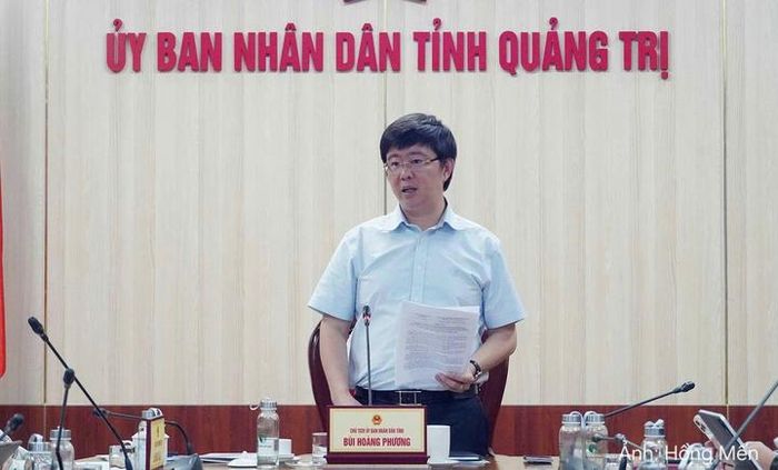 Ông Bùi Hoàng Phương, Chủ tịch UBND tỉnh Quảng Trị.