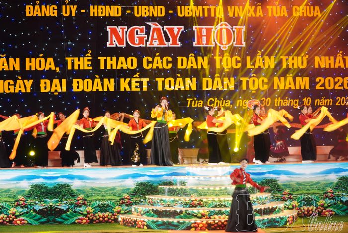 Nhiều tiết mục được dàn dựng công phu, hấp dẫn.