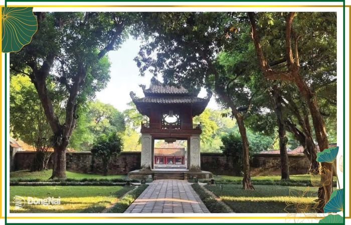Văn Miếu - Quốc Tử Giám với không gian, kiến trúc trầm mặc. Ảnh: Văn Miếu - Quốc Tử Giám