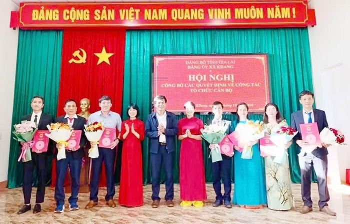 Xã KDang thành lập 8 chi bộ trực thuộc. Ảnh: Phạm Ngọc