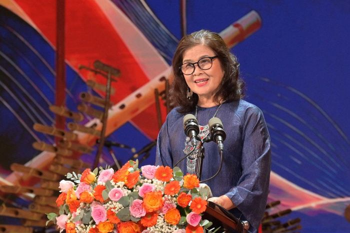 NSND Thanh Tâm, nguyên Trưởng Khoa Âm nhạc truyền thống, Học viện Âm nhạc Quốc gia Việt Nam, Chủ tịch Hội đồng Giám khảo Đợt 1 phát biểu đánh giá chuyên môn