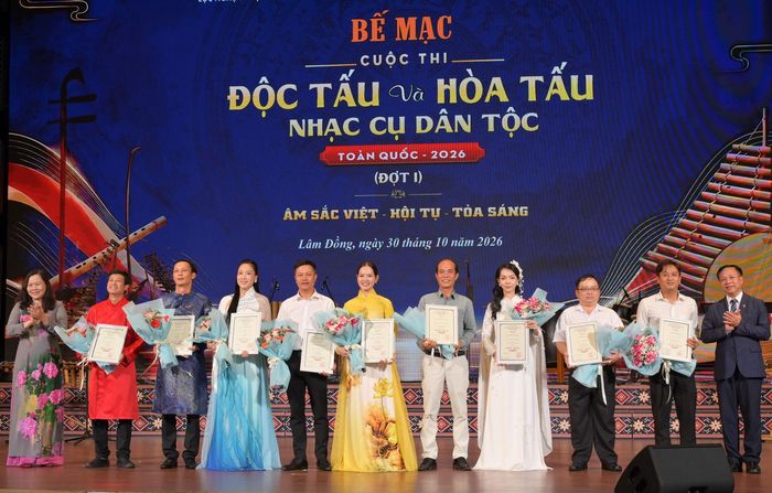 Các nghệ sĩ, nhạc công đoạt giải Nhì nội dung thi Độc tấu