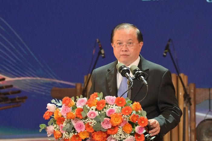 Ông Tạ Quang Đông, Thứ trưởng Bộ Văn hóa, Thể thao và Du lịch, Trưởng Ban Chỉ đạo cuộc thi phát biểu bế mạc