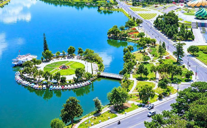 Một góc trung tâm phường Xuân Hương - Đà Lạt