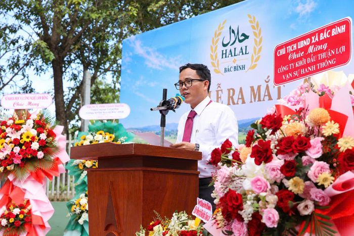 ThS. Lư Văn Lĩnh, Giám đốc Công ty TNHH Halal Bắc Bình giới thiệu dự án