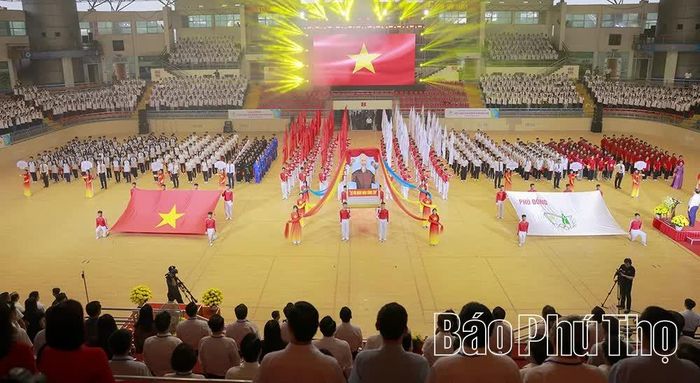 Quang cảnh lễ khai mạc.