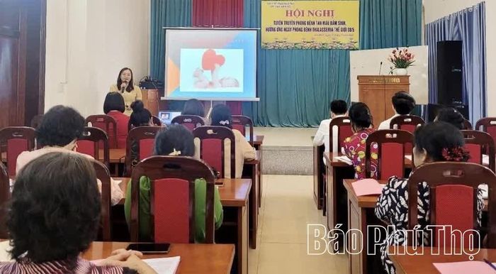 Chi cục Dân số đẩy mạnh truyền thông, nâng cao nhận thức cộng đồng về phòng bệnh tan máu bẩm sinh, góp phần thay đổi hành vi, hướng tới nâng cao chất lượng dân số.
