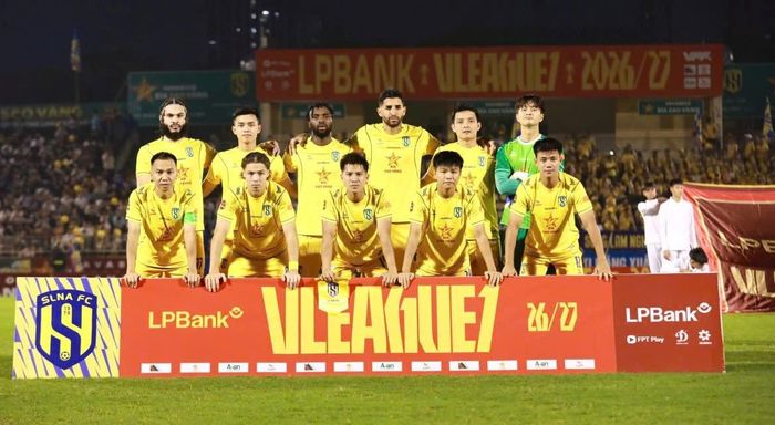 SLNA đang chơi thăng hoa tại V-League 2026-2027.