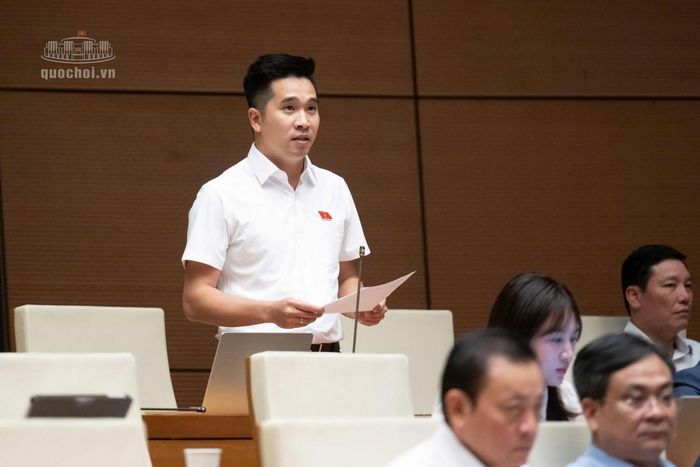Đại biểu Bùi Thanh Nam - Đoàn Phú Thọ. Ảnh: Media Quốc hội