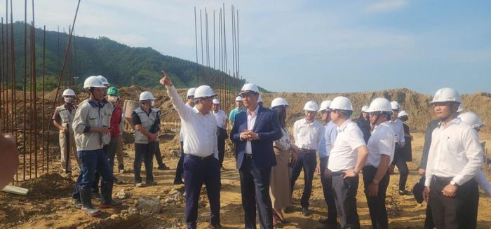 Dự án điện rác đang được chủ đầu tư triển khai xây dựng tại khu vực bãi rác Khánh Sơn, Đà Nẵng (Ảnh: C.Thái)