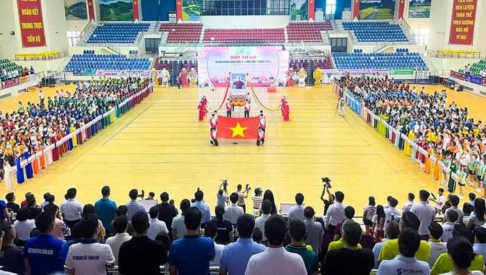 Toàn cảnh lễ khai mạc Hội thao