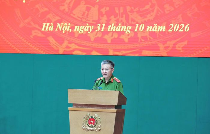 Thứ trưởng Nguyễn Ngọc Lâm phát biểu tại hội nghị.