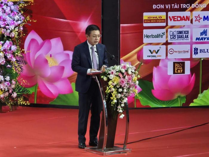 Ông Hồ Sĩ Hùng - Chủ tịch VCCI phát biểu khai mạc chương trình.