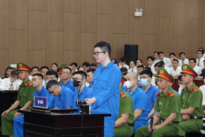 Bị cáo Phó Đức Nam tại tòa.